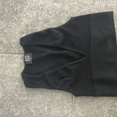 Schwarzes BDG Top