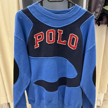 Felpa upcycle Polo Ralph Lauren Taglia L