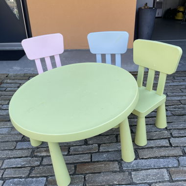 Table et chaises pour enfants
