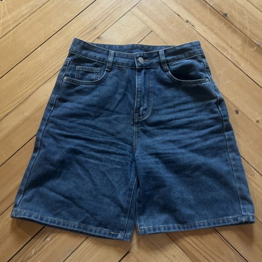 Women's dark blue jean shorts