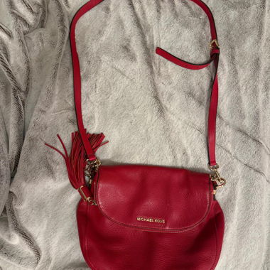 Borsa a tracolla rossa Michael Kors