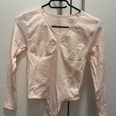 Body Manica Lunga Rosa Chiaro