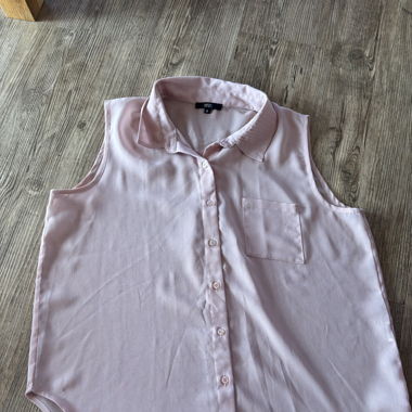 Kurze Bluse rosa