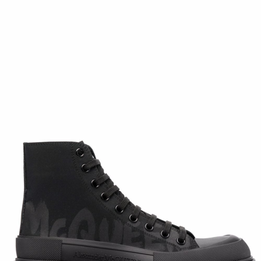 ALEXANDER McQUEEN Tread Slick Boot Graffiti