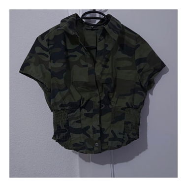 Chemise camouflage a capuche