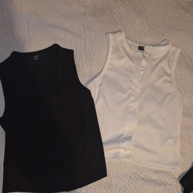 Two sleeveless SHEIN tops