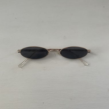 Black Oval Sunglasses