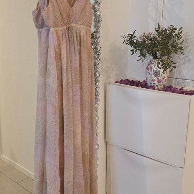 Robe longue rose VILA