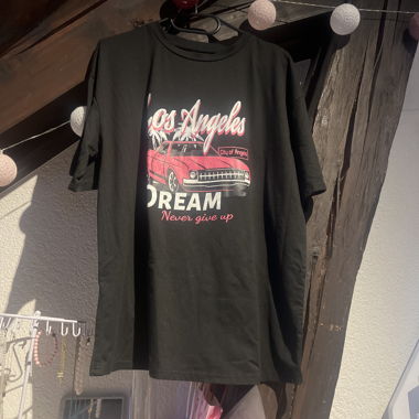 T-shirt nero Los Angeles
