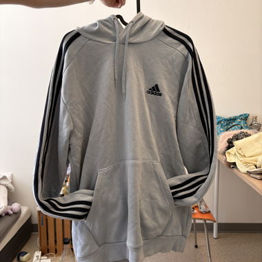 Hoodie Adidas bleu clair