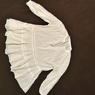 Tunika bianca H&M con volant, tg. 36