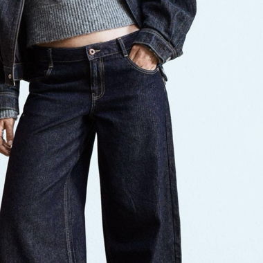 Jean en denim ample