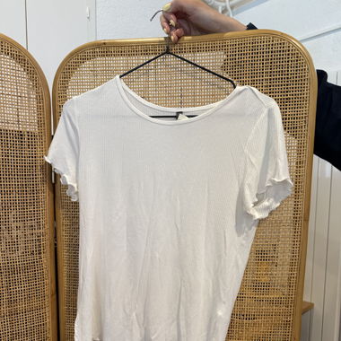T-shirt blanc chicorée 