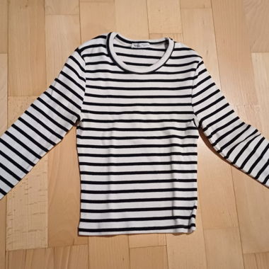 Black and white stripped shirt