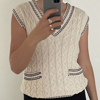 Gilet tricoté