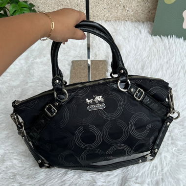Borsa Coach nera, taglia media