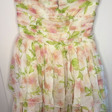 Robe bandeau fleurs EU 34