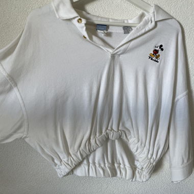 Sweat court Disney Mickey blanc