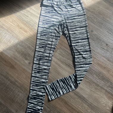 Leggings sportivi nero/bianco