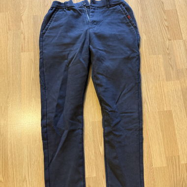 Modische Stoffhose Dunkelgrau - Grösse L