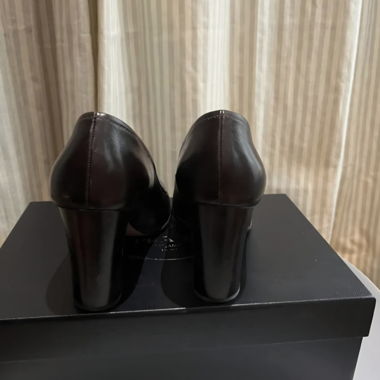 Braun Leder-Pumps 
