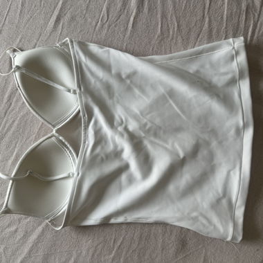 Haut spaghetti blanc