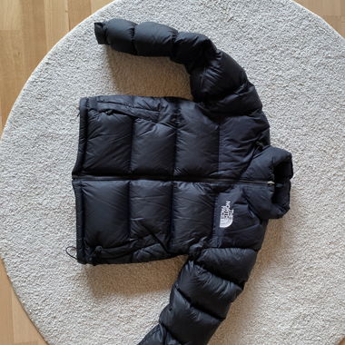 Original North Face Daunenjacke schwarz