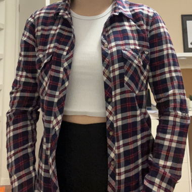 Chemise à carreaux