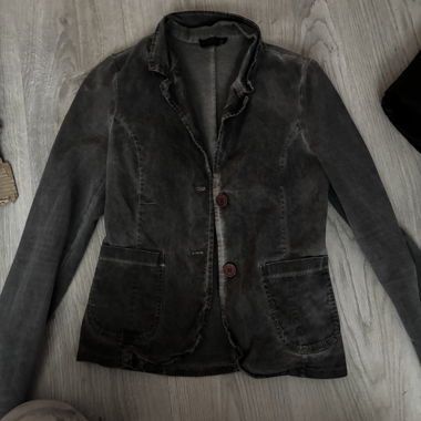 Dark grey blazer jacket