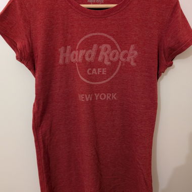 T-shirt rosso Hard Rock Cafe New York