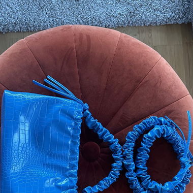 Sac Bleu Vegan - neuf - Moderne et Éthique