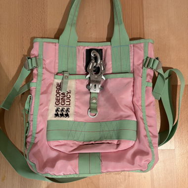 Ggl bag pink green