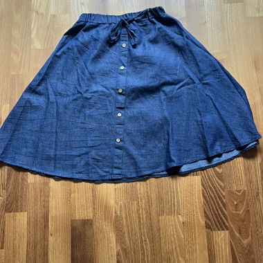 Jupe en jean extensible
