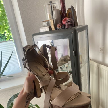 Stilettos sandaletten beige ZARA women