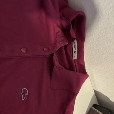 Polo Lacoste fucsia donna taglia 38