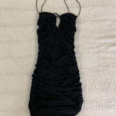 Robe moulante noire