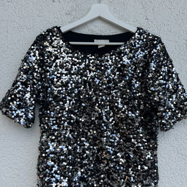Top con paillettes