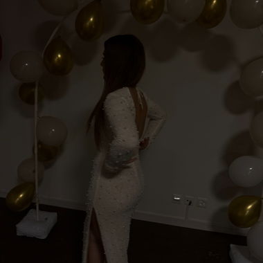 White Evening Dress