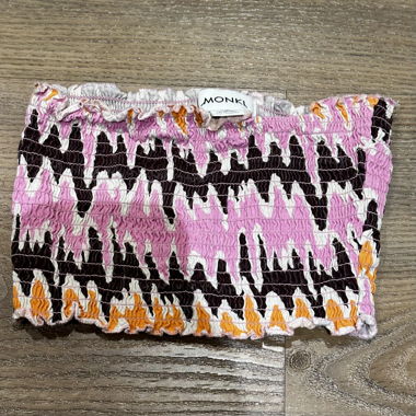 Top bandeau colorato