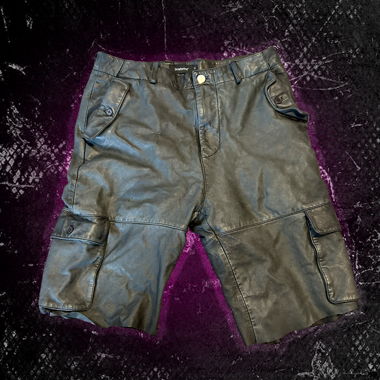 DEADWOOD Shorts aus Leder