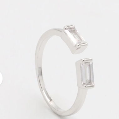 Echtsilber Ring mit Zirkonia