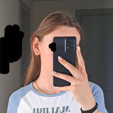 Top blanc/bleu