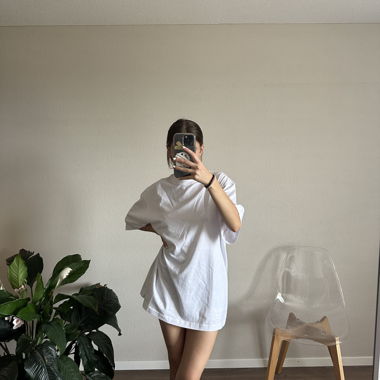 T-shirt blanc ample