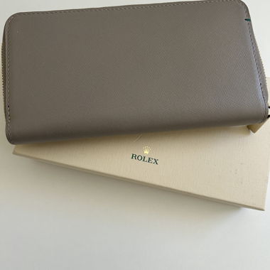 Rolex leather wallet