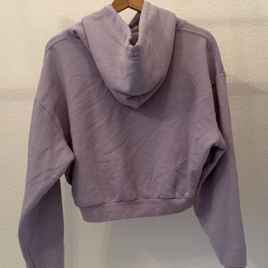 Lila Cropped Hoodie