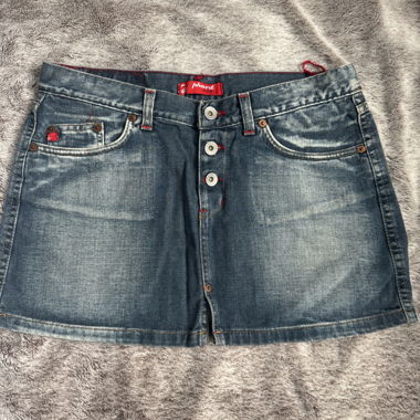 Gonna mini in denim Y2K