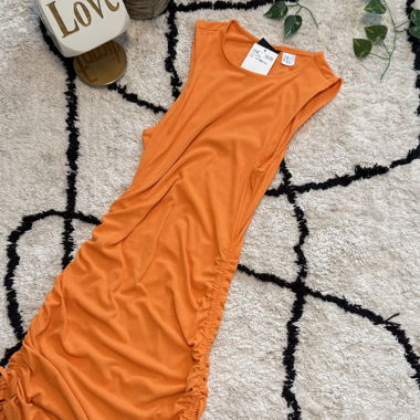 Orange dress