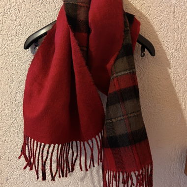 Schal Rot/Schwarz