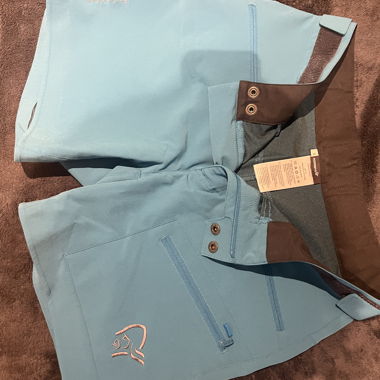 Shorts da donna Norrona turchesi