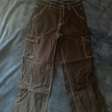 H&M Cargo-Hose - schwarz - Grösse 42